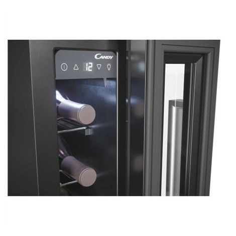 Candy | Wine Cooler | CCVB 15/1 | Energy efficiency class G | Built-in | Bottles capacity 7 | Cooling type | Black - 4
